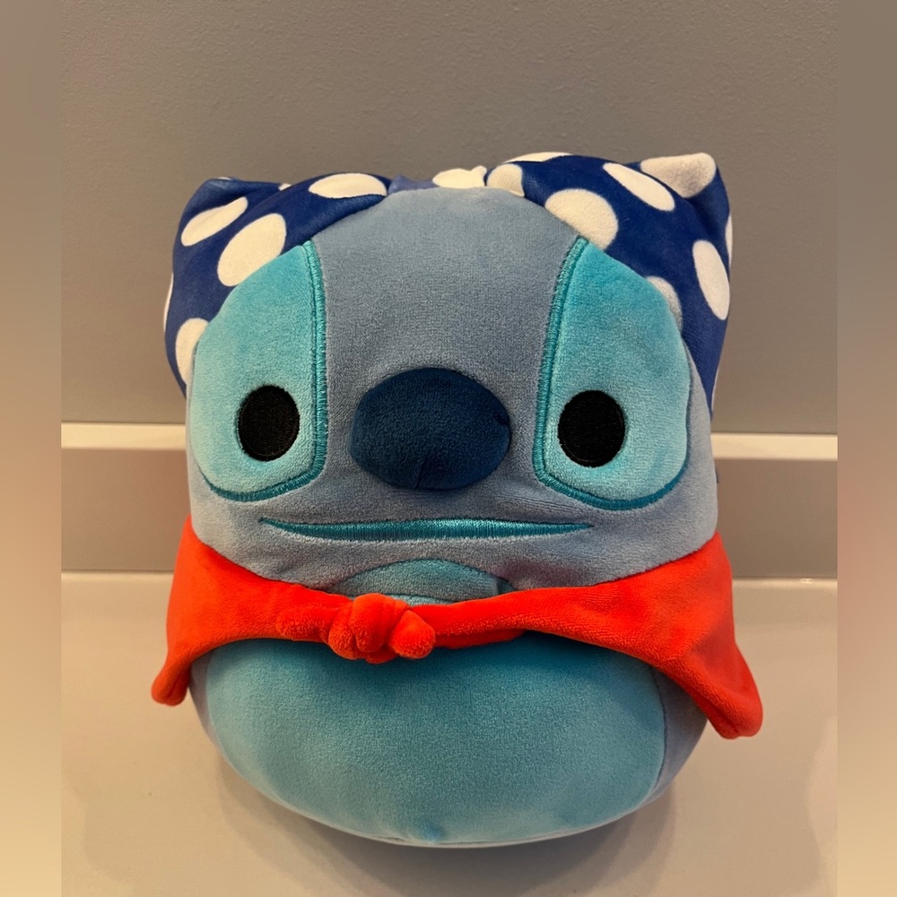 Disney Squishmallow super hero stitch 8”